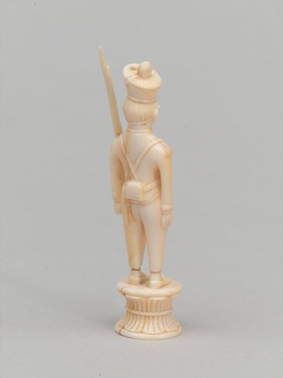 白いポーン、チェスの駒、インド、1820年頃 作： Master of Coetivy