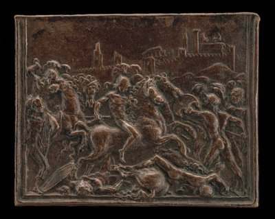 ローマ以前の戦い』のコリオレイナス。 作： Master of Coriolanus