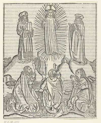 キリストの変容 作： Master of Delft (attributed to)