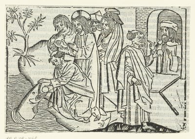 ペテロと神殿税 作： Master of Delft (attributed to)