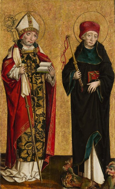 聖アダルベルトと聖プロコピウス 1490年～1500年頃 作： Master of Eggenburg