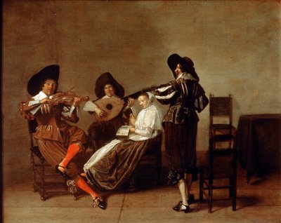音楽の夕べ」 17世紀初頭   作： Master of Haarlem