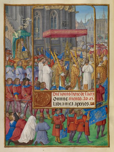 コーパスクリスティの行列 作： Master of James IV of Scotland