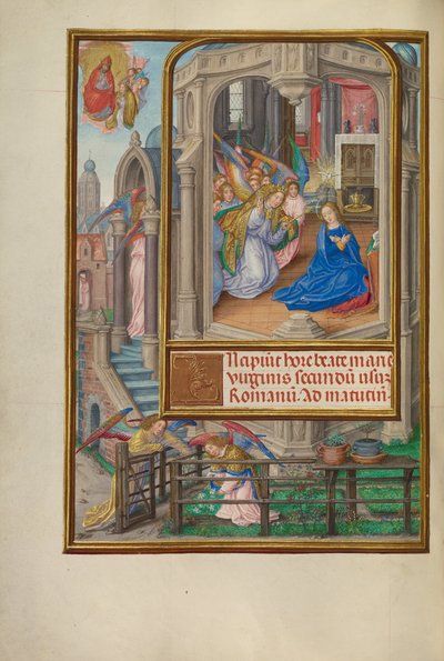 受胎告知 作： Master of James IV of Scotland