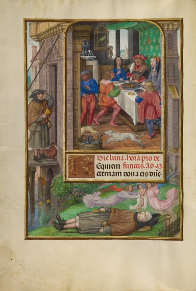 ダイビングの饗宴 作： Master of James IV of Scotland