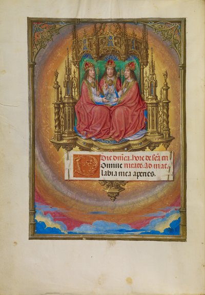 三位一体 作： Master of James IV of Scotland