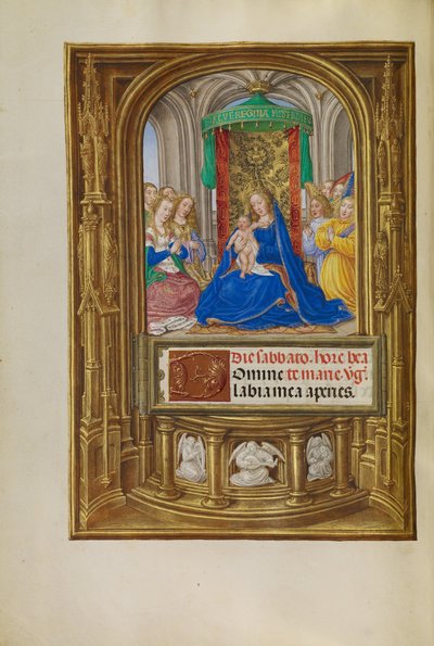 聖母子が即位 作： Master of James IV of Scotland