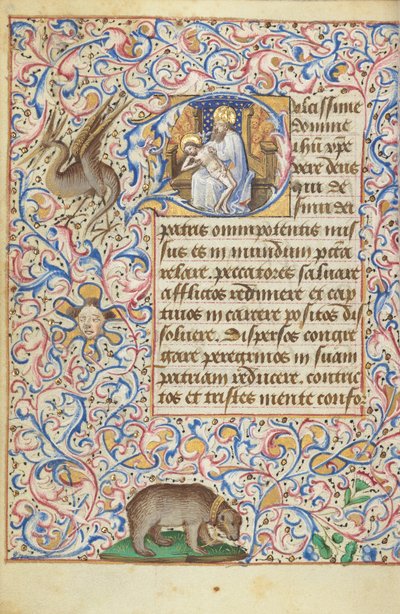 恩寵の玉座 三位一体 作： Master of Jean Rolin II (Hand B)