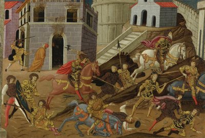 ターカンとその家族のローマからの追放 作： Master of Marradi