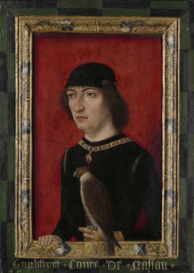 ナッソー伯エンゲルベルト2世の肖像 作： Master of Portraits of Princes
