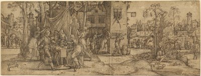 放蕩息子の人生の情景 作： Master of Saint Christopher