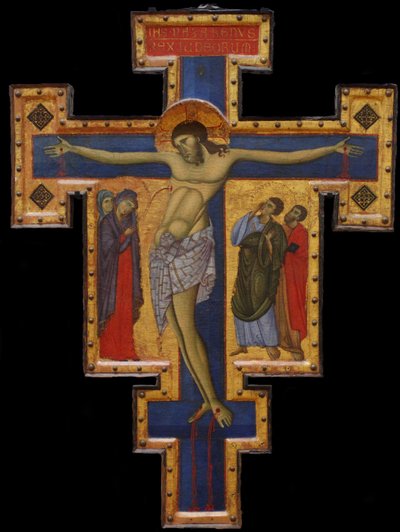 十字架、c。 1260～1270年 作： Master of Saint Francis,