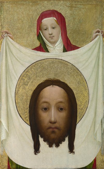 スダリウムと聖ベロニカ、1420年頃 作： Master of Saint Veronica