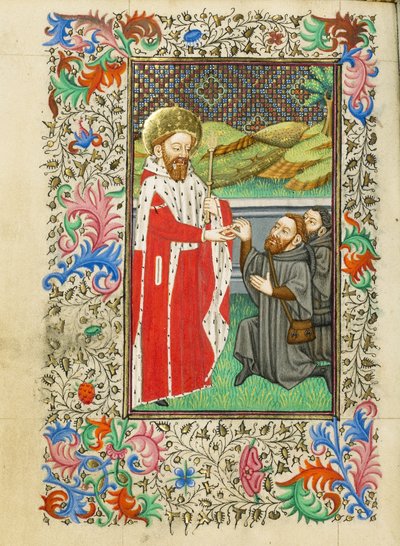 告白者聖エドワード 作： Master of Sir John Fastolf