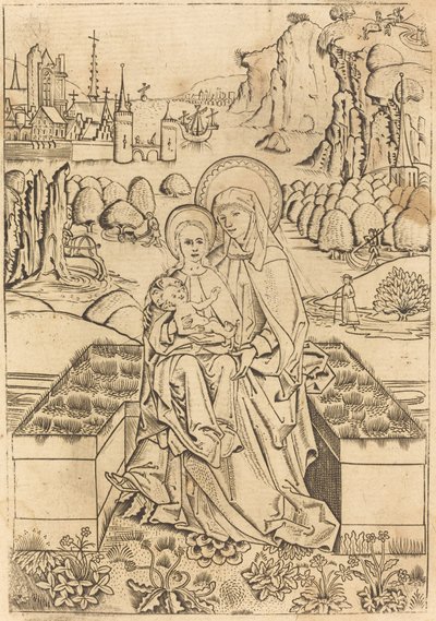 聖アンナと聖母子 作： Master of St. Sebastian
