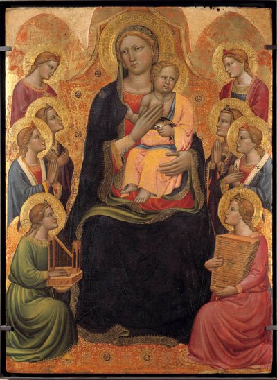 聖ヴェルディアーナ師の聖母子の祭壇画（14世紀 作： Master of St. Verdiana