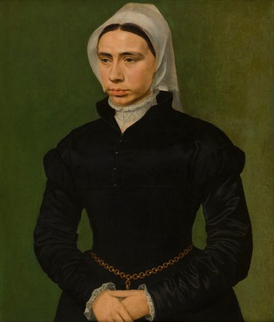 女性の肖像、1540〜49年頃（パネルに油彩） 作： Master of the 1540s
