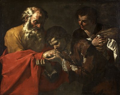 放蕩息子の帰還、c.1630-50 作： Master of the Annunciation to the Shepherds