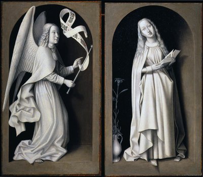 受胎告知、1489 作： Master of the Baroncelli Portraits