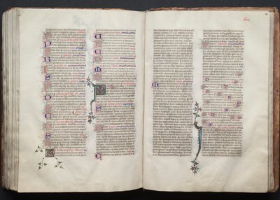 ゴータ・ミサールFol.136r、テキスト、1375年頃。 作： Master of the Boqueteaux