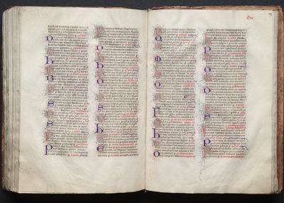 ゴータ・ミサールFol.139r、テキスト、1375年頃。 作： Master of the Boqueteaux