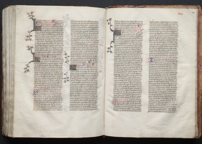 ゴータ・ミサールFol.144v、テキスト、1375年頃。 作： Master of the Boqueteaux
