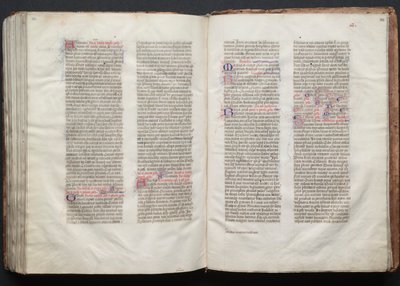 ゴータ・ミサールFol.152r、テキスト、1375年頃。 作： Master of the Boqueteaux
