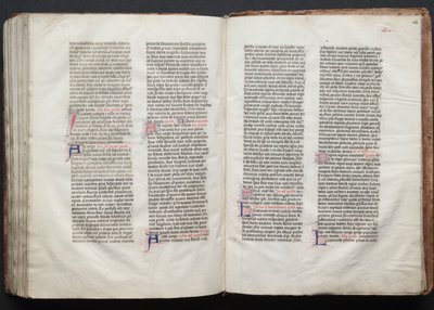ゴータ・ミサールFol.153v、テキスト、1375年頃。 作： Master of the Boqueteaux
