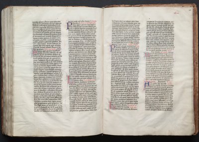 ゴータ・ミサールFol.154v、テキスト、1375年頃。 作： Master of the Boqueteaux