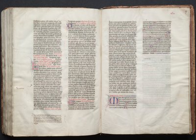 ゴータ・ミサールFol.156v、テキスト、1375年頃。 作： Master of the Boqueteaux