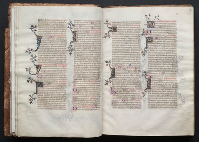 ゴータ・ミサールFol.19r、テキスト、1375年頃。 作： Master of the Boqueteaux