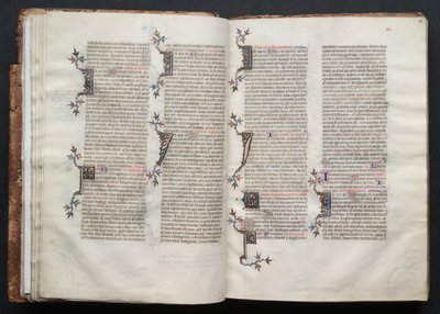 ゴータ・ミサールFol.23r, Text, c. 1375. 作： Master of the Boqueteaux