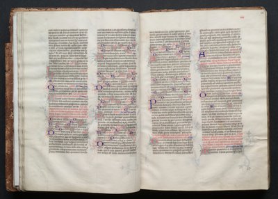 ゴータ・ミサールFol.24r、テキスト、1375年頃。 作： Master of the Boqueteaux