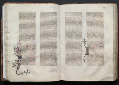 ゴータ・ミサールFol.36r、テキスト、1375年頃。 作： Master of the Boqueteaux