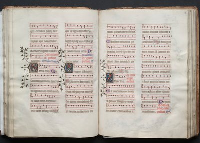ゴータ・ミサールFol.60r、テキスト、1375年頃。 作： Master of the Boqueteaux