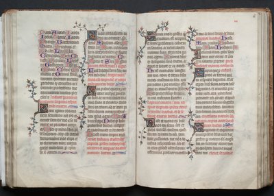ゴータ・ミサールFol.66r、テキスト、1375年頃。 作： Master of the Boqueteaux