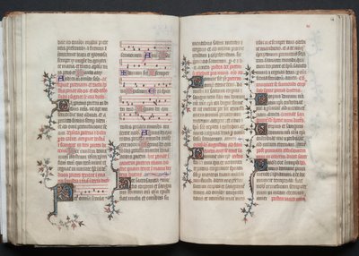 ゴータ・ミサールFol.68r、テキスト、1375年頃。 作： Master of the Boqueteaux