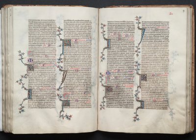 ゴータ・ミサールFol.97r, Text, c. 1375. 作： Master of the Boqueteaux