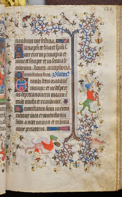 ナバラ王シャルル・ザ・ノーブル（1361-1425）の時：162r、本文 作： Master of the Brussels Initials and Associates