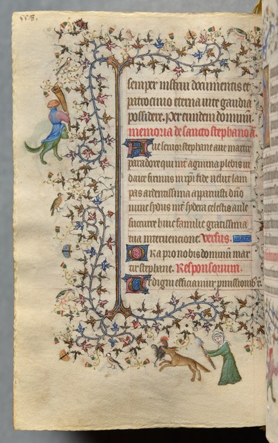 ナバラ王シャルル・ザ・ノーブル（1361-1425）の時：273葉、本文 作： Master of the Brussels Initials and Associates