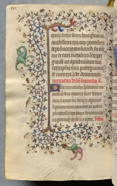 ナバラ王シャルル・ザ・ノーブル（1361-1425）の時: 289v, テキスト 作： Master of the Brussels Initials and Associates