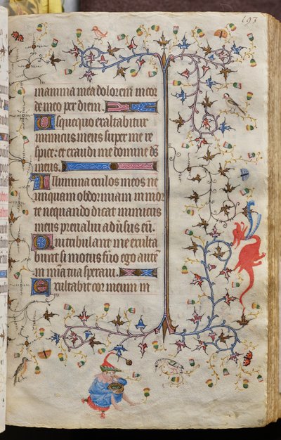 ナバラ王シャルル・ザ・ノーブル（1361-1425）の時：97r、本文 作： Master of the Brussels Initials and Associates
