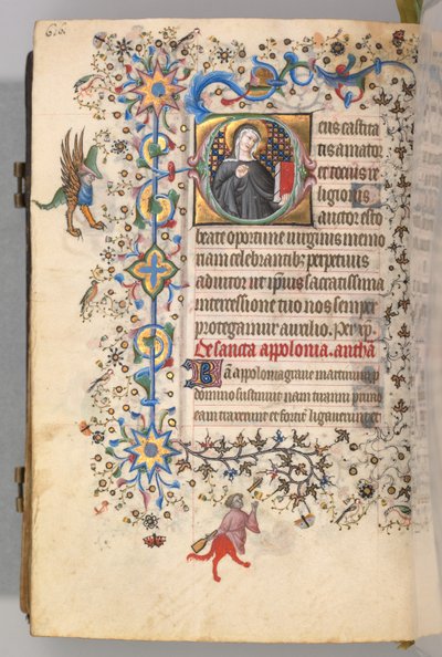 チャールズオブノーブル、キングオブナバール1361-1425、 302v、聖機会、c。 1405年。 作： Master of the Brussels Initials and Associates