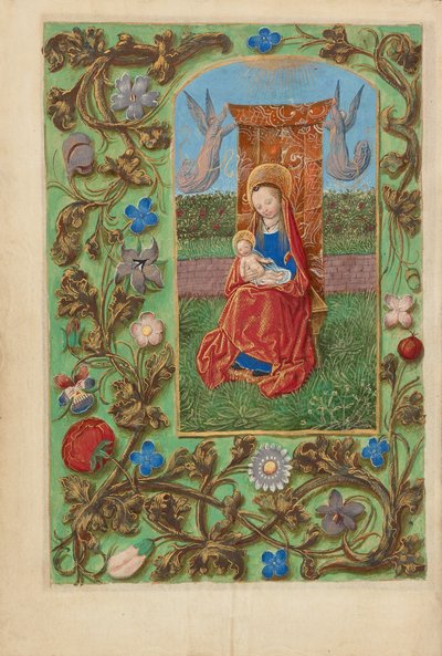 聖母子像 作： Master of the Dresden Prayer Book