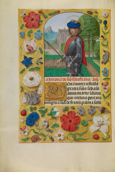 聖セバスチャン 作： Master of the First Prayer Book of Maximilian