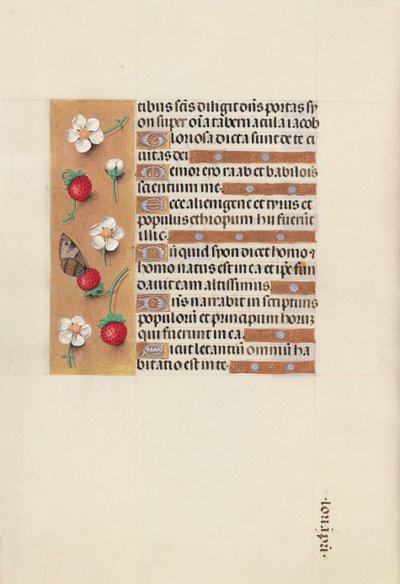 女王イザベラカトリック、スペイン女王の時間：フォル。 106v、c。 1500。 作： Master of the First Prayerbook of Maximillian