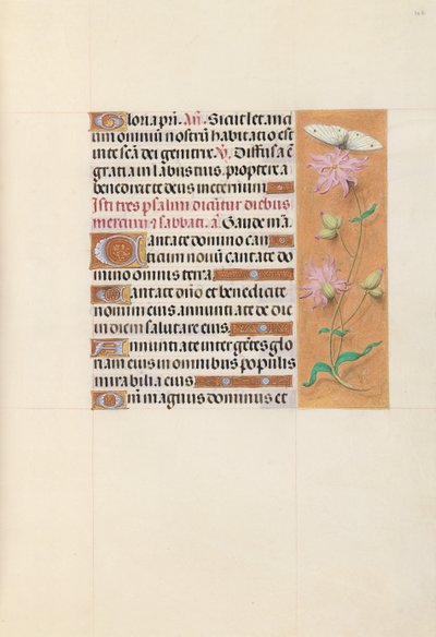 スペイン女王イザベラ女王の時間：フォル。 107r、c。 1500。 作： Master of the First Prayerbook of Maximillian