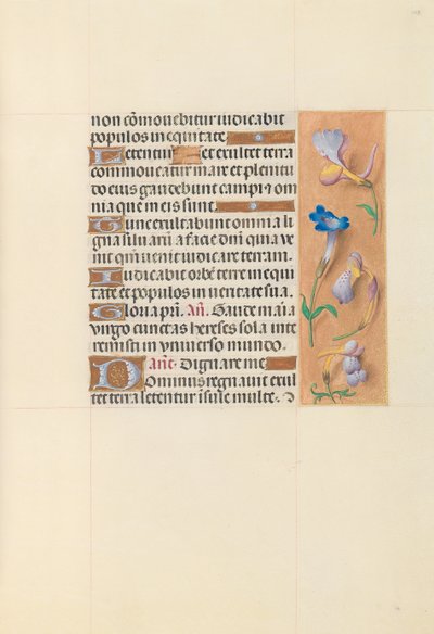 スペイン女王イザベラ女王の時間：フォル。 108r、c。 1500。 作： Master of the First Prayerbook of Maximillian
