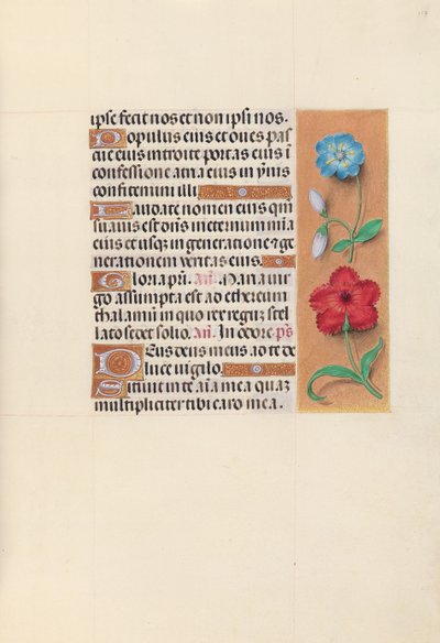 女王イザベラカトリック、スペイン女王の時間：フォル。 117r、c。 1500。 作： Master of the First Prayerbook of Maximillian