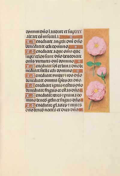 女王イザベラカトリック、スペイン女王の時間：フォル。 119r、c。 1500。 作： Master of the First Prayerbook of Maximillian